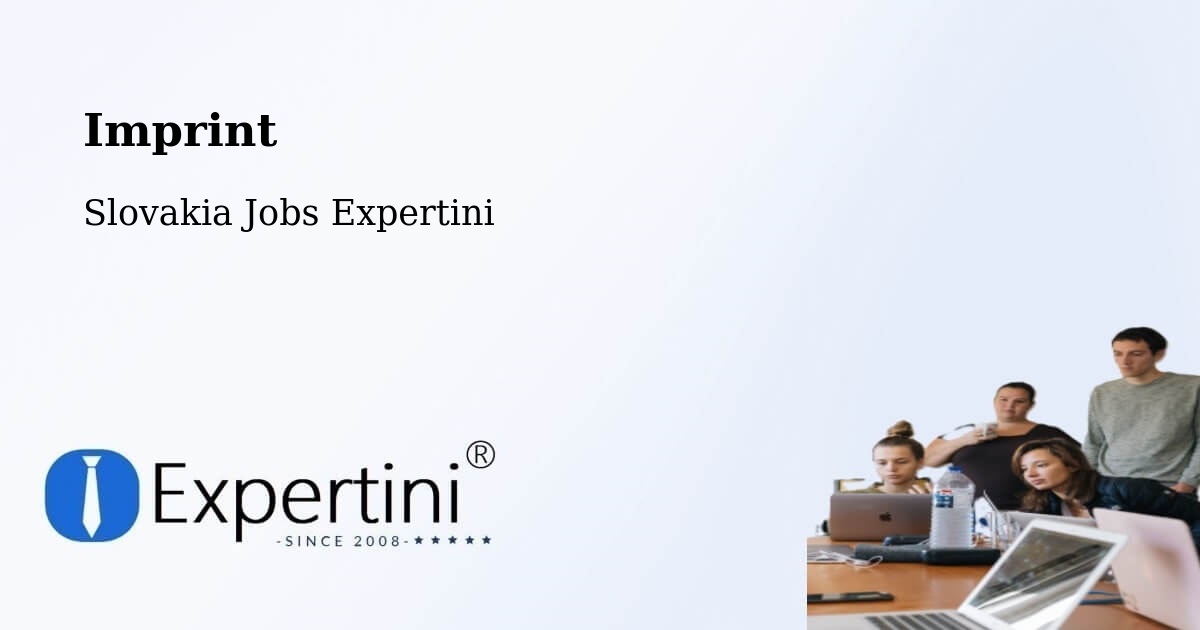 Imprint – Štrba - Slovakia Jobs Expertini